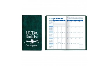 Custom Printed Executive Vinyl Monthly Pocket Planners