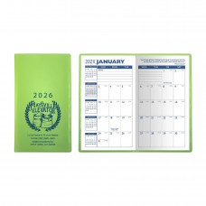 Custom Printed Translucent Vinyl Monthly Pocket Planners Custom Printed Translucent Vinyl Monthly Pocket Planners
