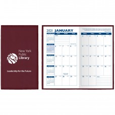 Custom Printed "Ireland" Soft Cover Sewn Vinyl Monthly Pocket Planners
