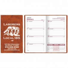 Custom Printed Executive Vinyl Weekly Pocket Planners