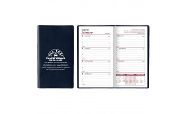Custom Printed Castilian Soft Touch Vinyl Weekly Pocket Planners