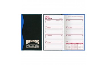 Custom Printed "Holland" 2-Tone Soft Vinyl Cover Weekly Pocket Planners
