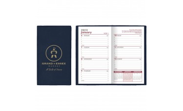 Custom Printed "Ireland" Soft Cover Sewn Vinyl Weekly Pocket Planners