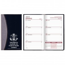 Custom Printed "Normandy" 2-Tone Soft Vinyl Cover Weekly Pocket Planners