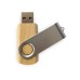 Custom Full Color UV Printed Wooden Swivel USB Flash Drives  - Maple