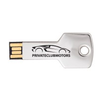 Custom Screen Printed Key-Shaped USB Flash Drives