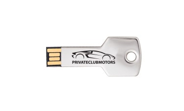 Custom Screen Printed Key-Shaped USB Flash Drives