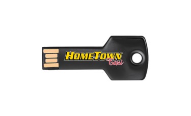 Custom Full Color UV Printed Key-Shaped USB Flash Drives