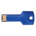 Custom Full Color UV Printed Key-Shaped USB Flash Drives - Blue (PMS 286)