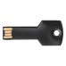 Custom Screen Printed Key-Shaped USB Flash Drives - Black