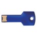 Custom Screen Printed Key-Shaped USB Flash Drives - Blue (PMS Reflex Blue)