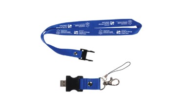 Custom Screen Printed Lanyard & USB Flash Drives