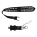 Custom Screen Printed Lanyard & USB Flash Drives - Black