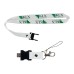 Custom Screen Printed Lanyard & USB Flash Drives - White