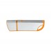 Custom Screen Printed Aluminum Metal & ABS Plastic Capped USB Flash Drives - Orange (PMS 716)