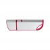 Custom Screen Printed Aluminum Metal & ABS Plastic Capped USB Flash Drives - Red (PMS 200)