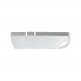 Custom Screen Printed Aluminum Metal & ABS Plastic Capped USB Flash Drives - White