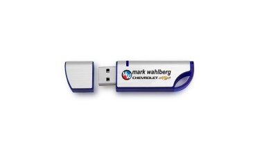 Custom Full Color UV Printed Aluminum Metal & ABS Plastic Capped USB Flash Drives