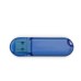 Custom Full Color Digitally Printed Oval Transparent Capped USB Flash Drives - Blue (PMS 286)