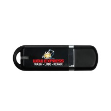 Custom Full Color Digitally Printed Round Corner Capped USB Flash Drives