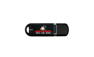 Custom Full Color Digitally Printed Round Corner Capped USB Flash Drives