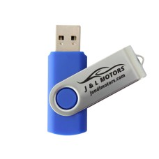 Custom Screen Printed Swivel USB Flash Drives