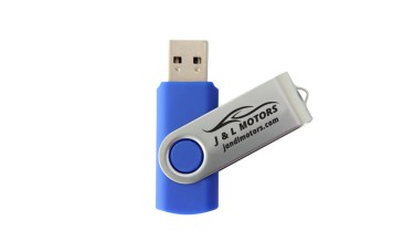 Custom Screen Printed Swivel USB Flash Drives