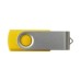 Custom Printed Swivel USB Flash Drives - Yellow (PMS 012)