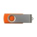 Custom Printed Swivel USB Flash Drives - Orange (PMS Orange 021)