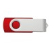 Custom Printed Swivel USB Flash Drives - Red (PMS 187)