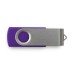 Custom Printed Swivel USB Flash Drives - Purple (PMS 268)