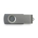 Custom Printed Swivel USB Flash Drives - Gray (PMS 424)