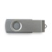 Custom Printed Swivel USB Flash Drives - Gray (PMS 877)