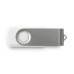 Custom Printed Swivel USB Flash Drives - White