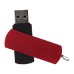 Custom Screen Printed Sleek Swivel USB Flash Drives - Red (PMS 7425)