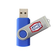 Custom Full Color UV Printed Swivel USB Flash Drives