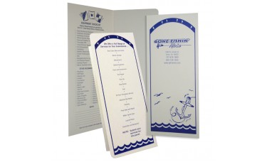 Custom Printed Boat Dealership / Marina Paper Document Folders