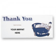 Custom Printed "Thank You" Auto Glass Service Paper Document Folders