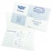 Custom Printed "Blue Square" Car Dealer Glove Box Document Folders (2XBB)