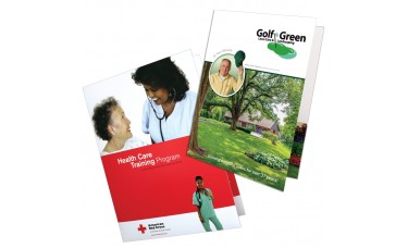 Custom Printed Full Color 9" x 12" Paper Presentation Folders