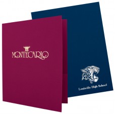 Custom Foil Stamped 9" x 12" Paper Presentation Folders