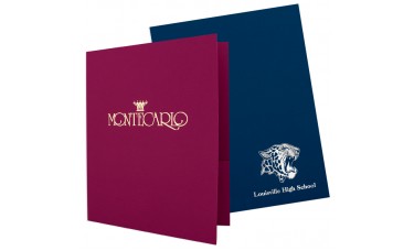 Custom Foil Stamped 9" x 12" Paper Presentation Folders