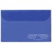 Deluxe Vinyl Document Folders - Translucent Blue