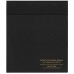 Deluxe Vinyl Document Folders - Black