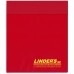 Deluxe Vinyl Document Folders - Red