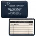 Credit Card Sized Holders Holders w/Insert Cards - Navy