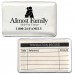 Credit Card Sized Holders Holders w/Insert Cards - White