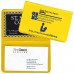 Bifold Card Holders - Yellow