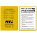 Insurance Card Holders - Yellow