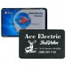 Credit Card Sized Holders Holders - Black